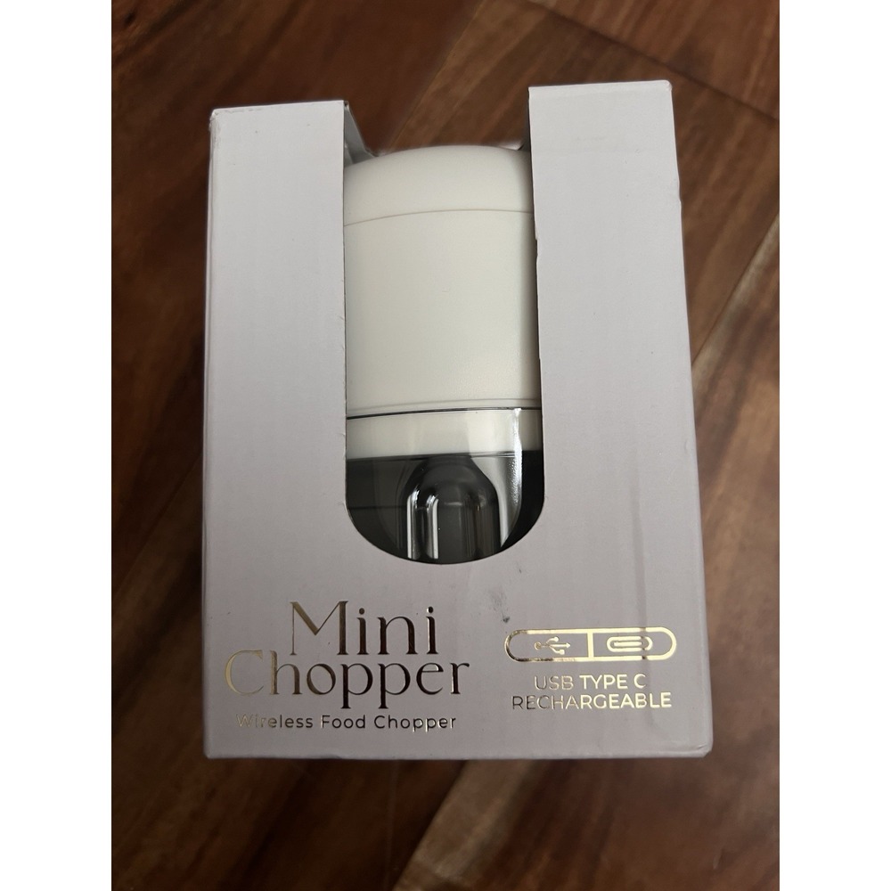 CWC Mini Food Processor Food Chopper -Rechargeable , Wireless, Creme‎ - Picture 4 of 5